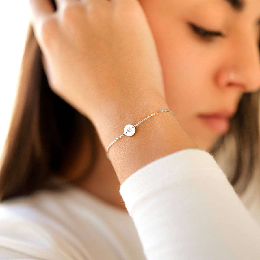 Initial Bracelet - SophiaJewels · worn