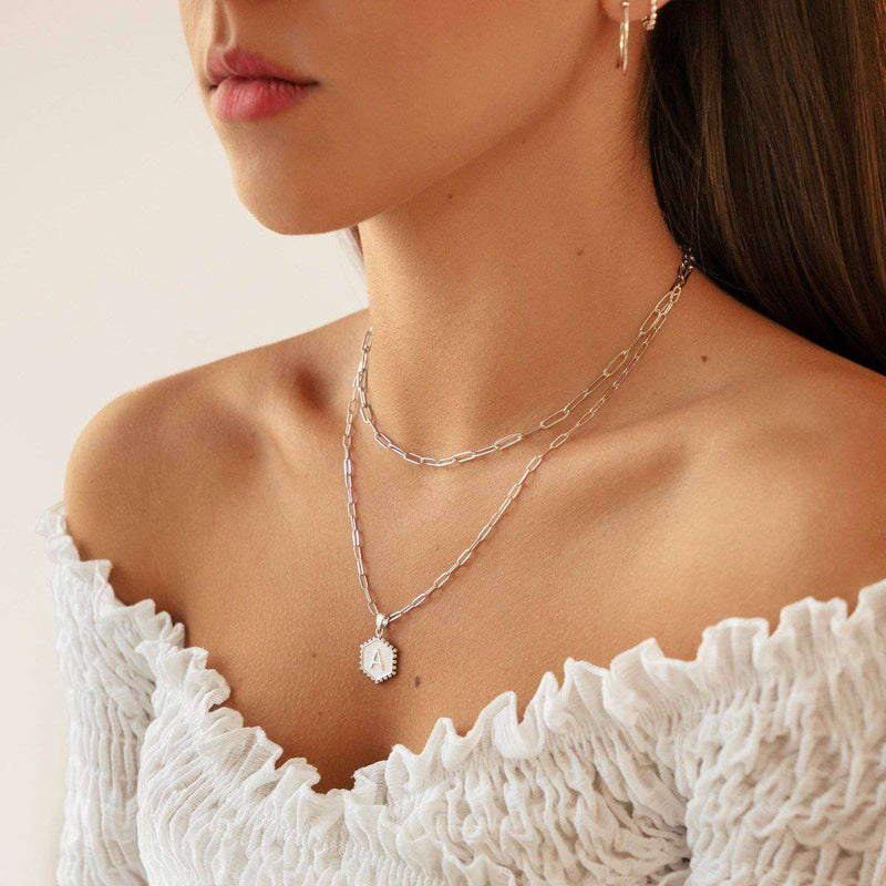 Initial Chains Necklace