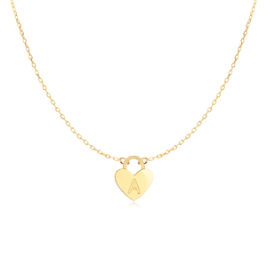 Initial Heart Necklace