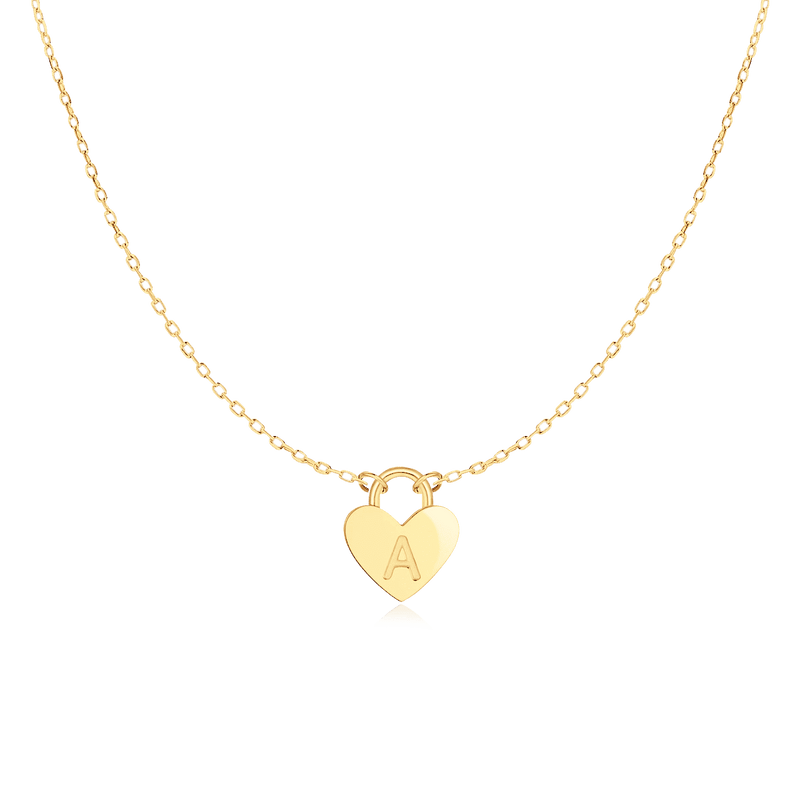Initial Heart Necklace