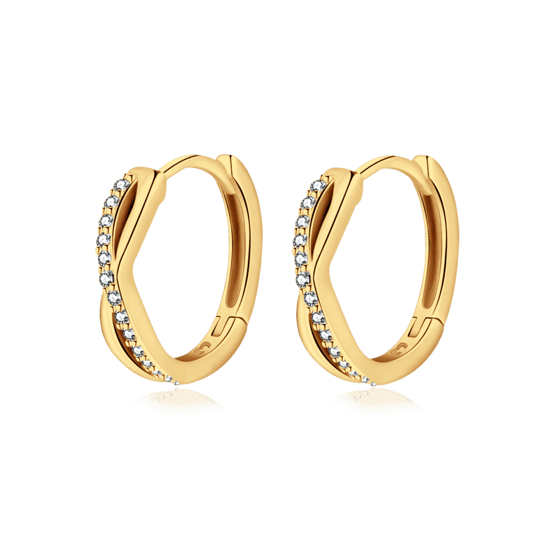 Intertwined Hoop Earrings
