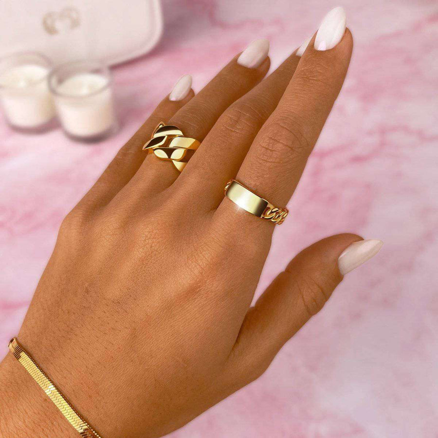 Link Ring - SophiaJewels · worn