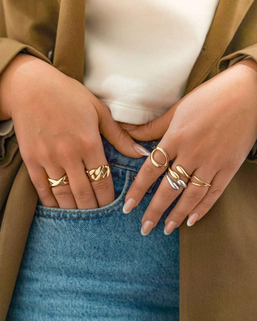 Link Ring - SophiaJewels · worn
