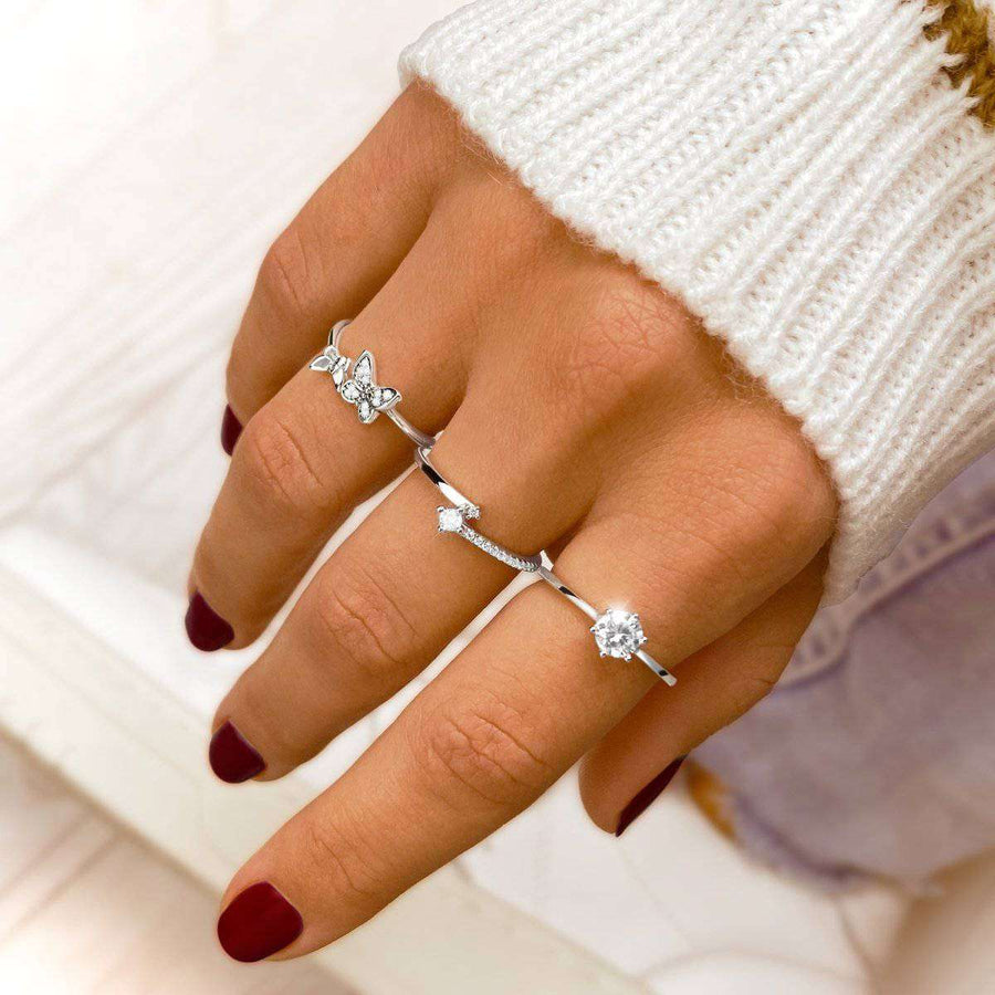 Little Butterflies Ring - SophiaJewels · worn