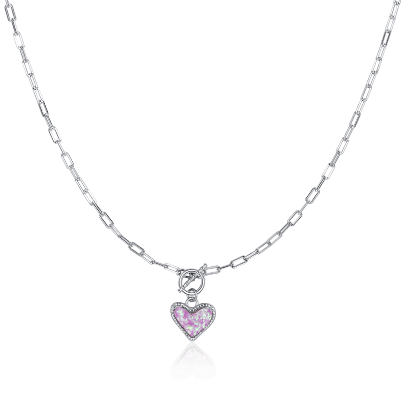 Mineral Heart Necklace