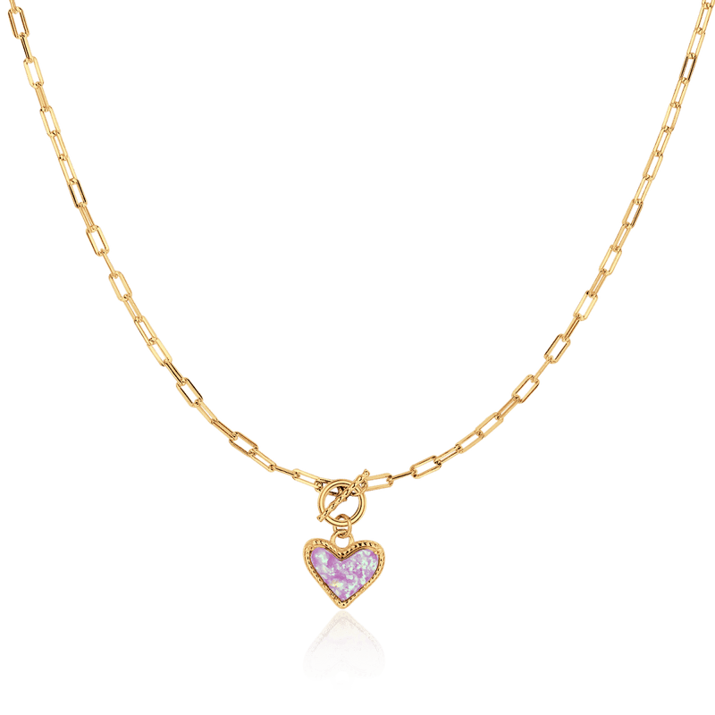 Mineral Heart Necklace