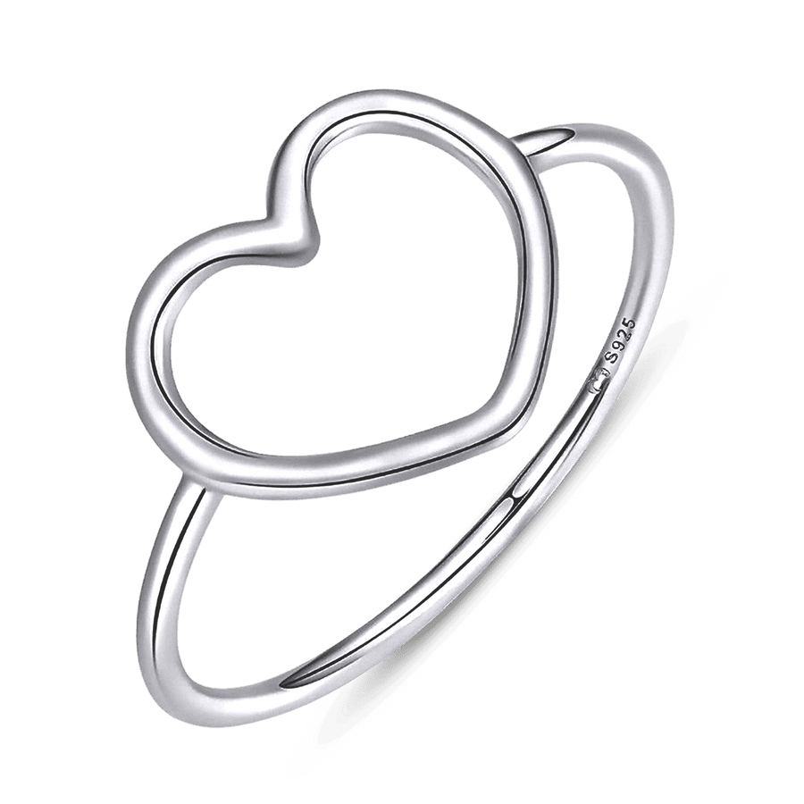 Minimalist Heart Ring - SophiaJewels