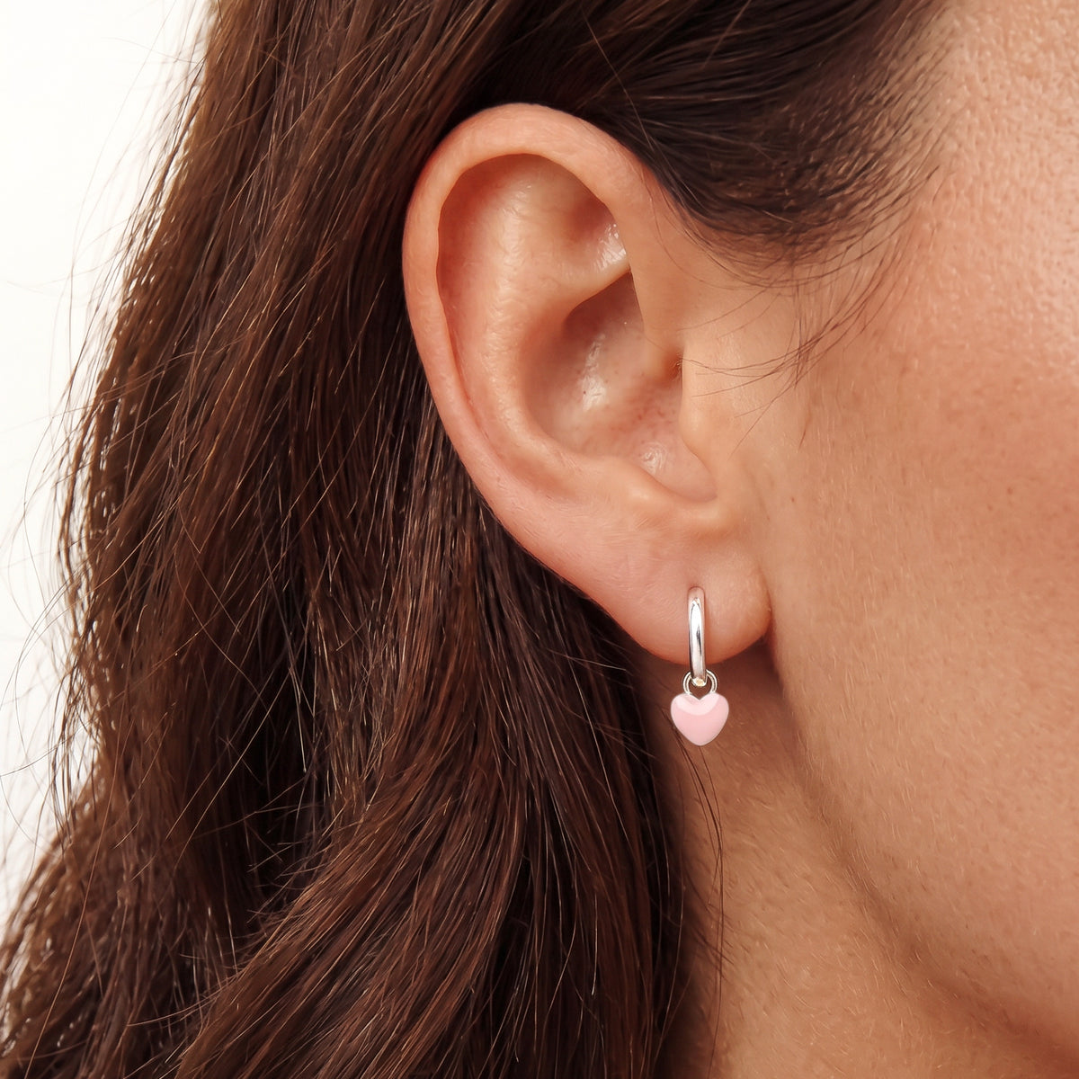 Heart Ring Hoop Earrings