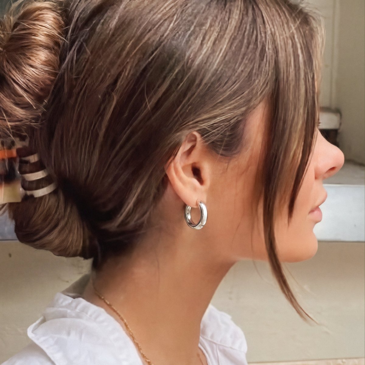 Plain Hoop Earrings