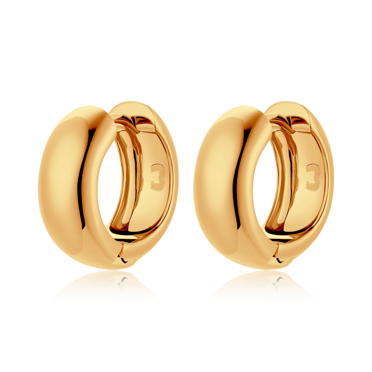 Rounded Hoop Earrings