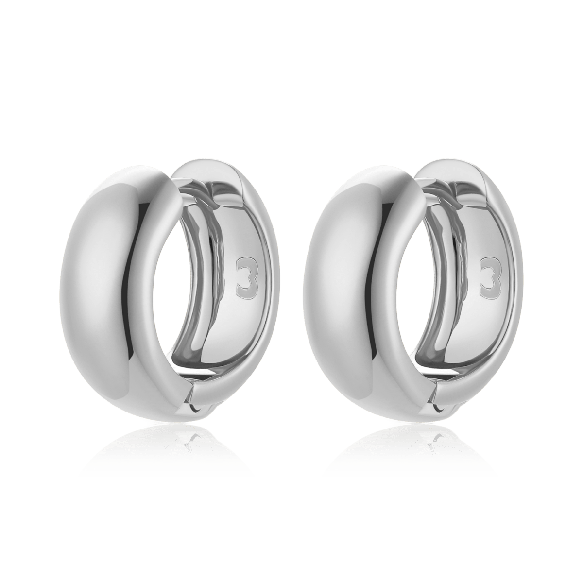 Rounded Hoop Earrings
