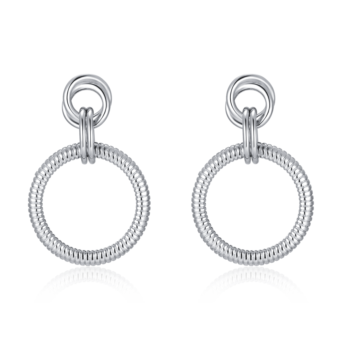 Textured Hoop Earrings