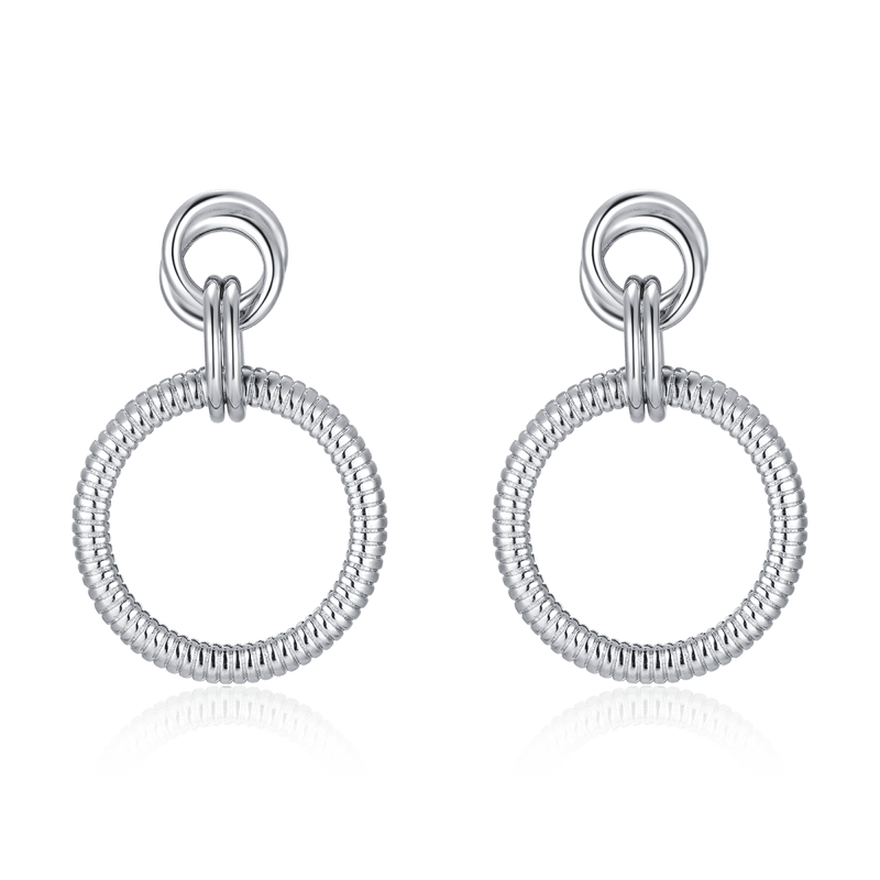 Textured Hoop Earrings