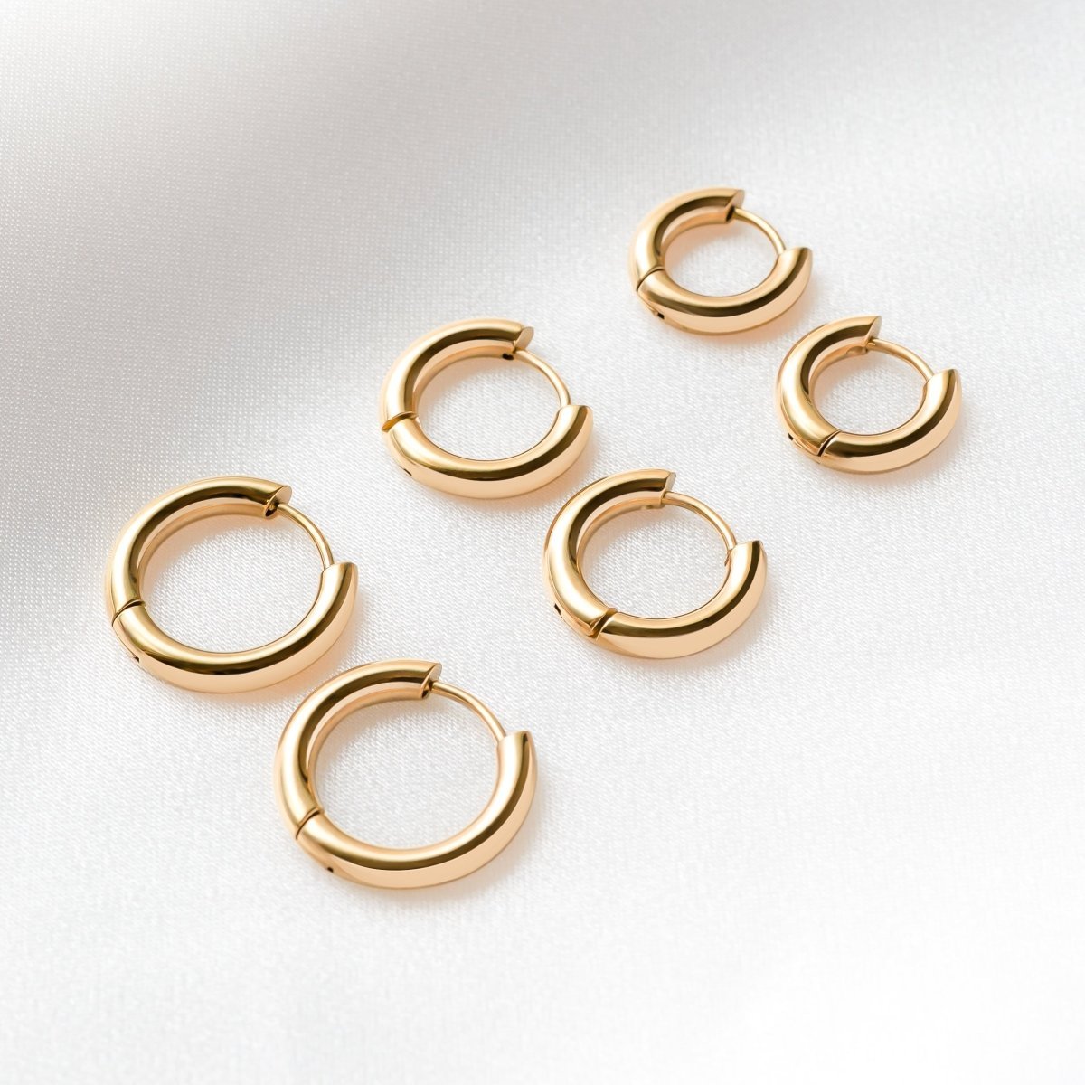 Steel Rounda Earrings
