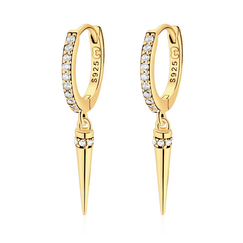 Pendulum Hoop Earrings