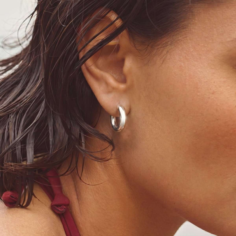 Plain Hoop Earrings