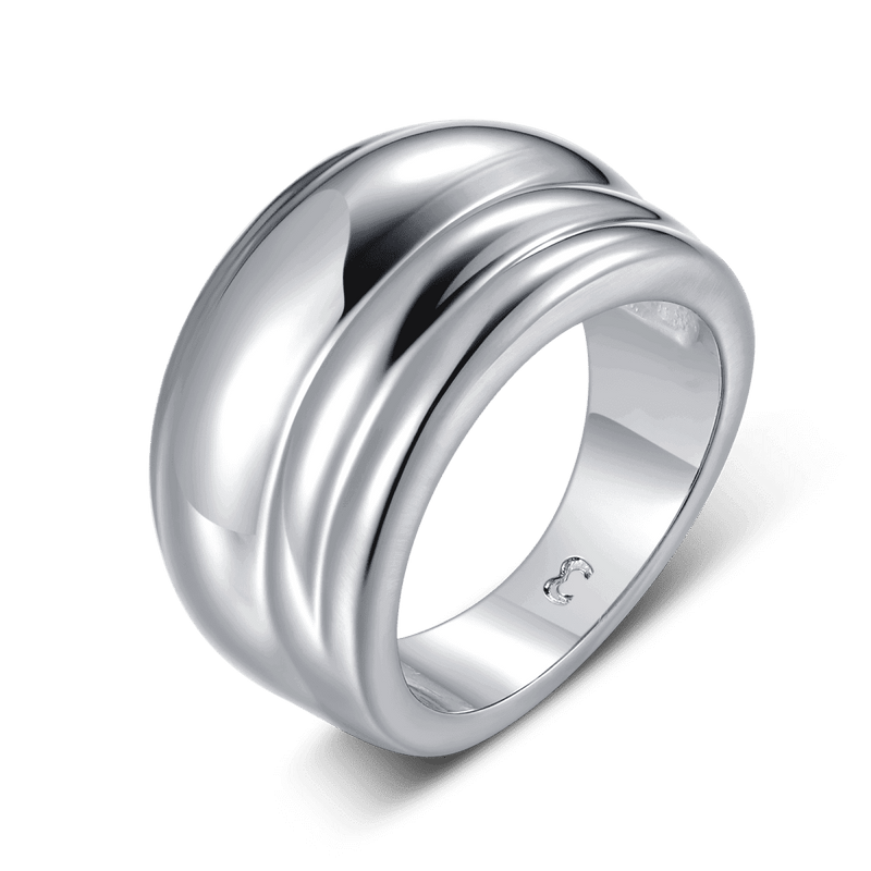 Plain Pleats Ring