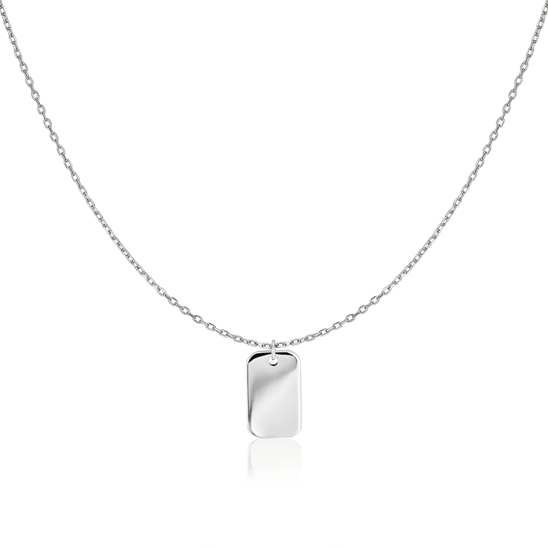 Plate Necklace - Personalized