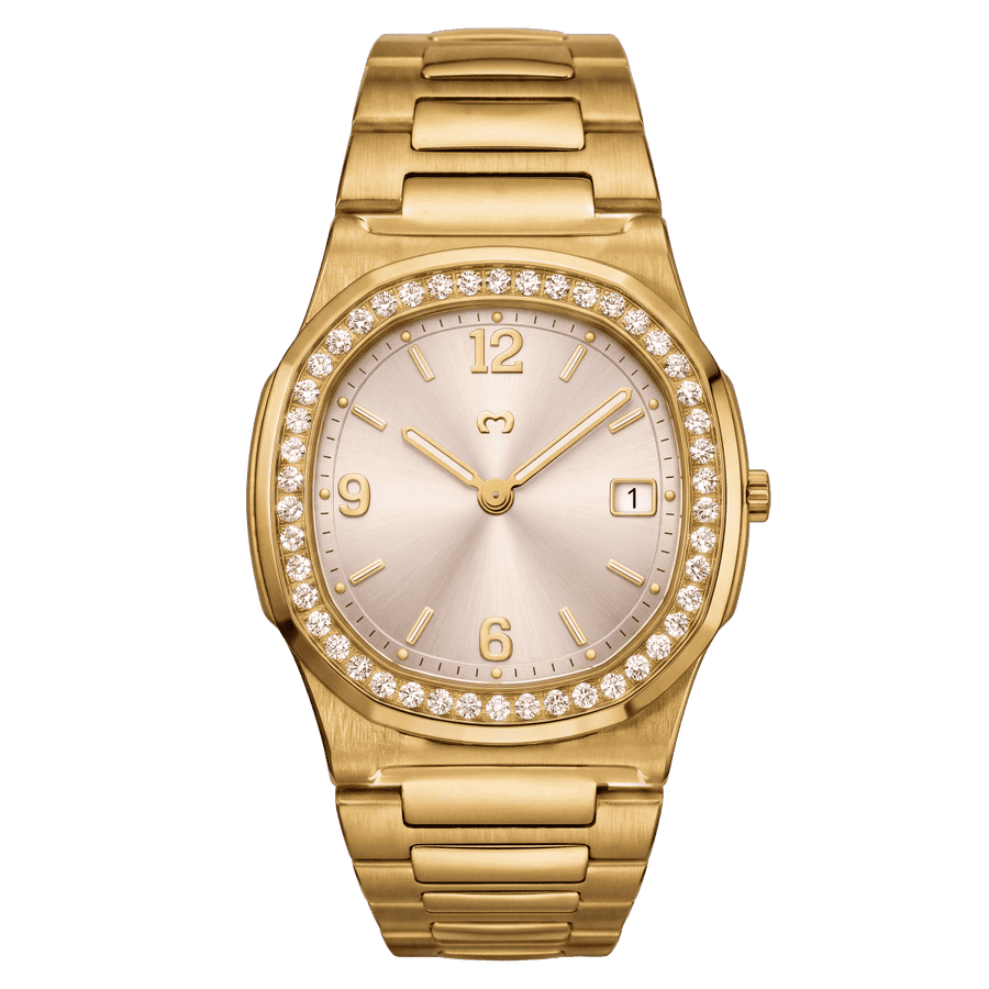 Prestige Watch ~ Gold-Pink - SophiaJewels