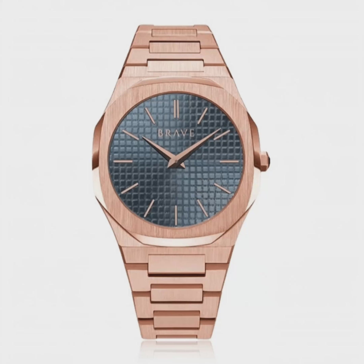 Empire ~ Rose Gold-Blue Watch BRAVE