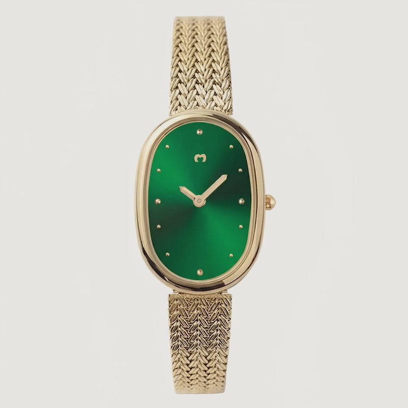 Vintage Royal Watch ~ GoldGreen