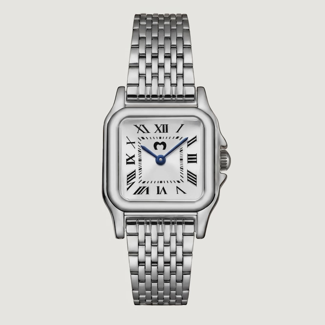 Europe Watch ~ Silver-White