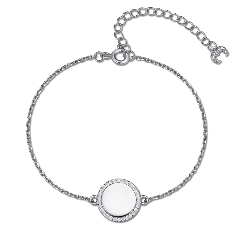 Crystalline Contour Bracelet - Personalized - SophiaJewels
