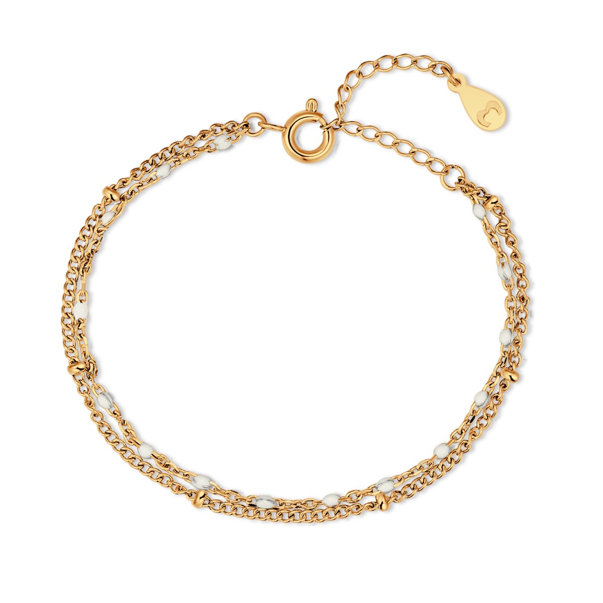 White Beads Bracelet