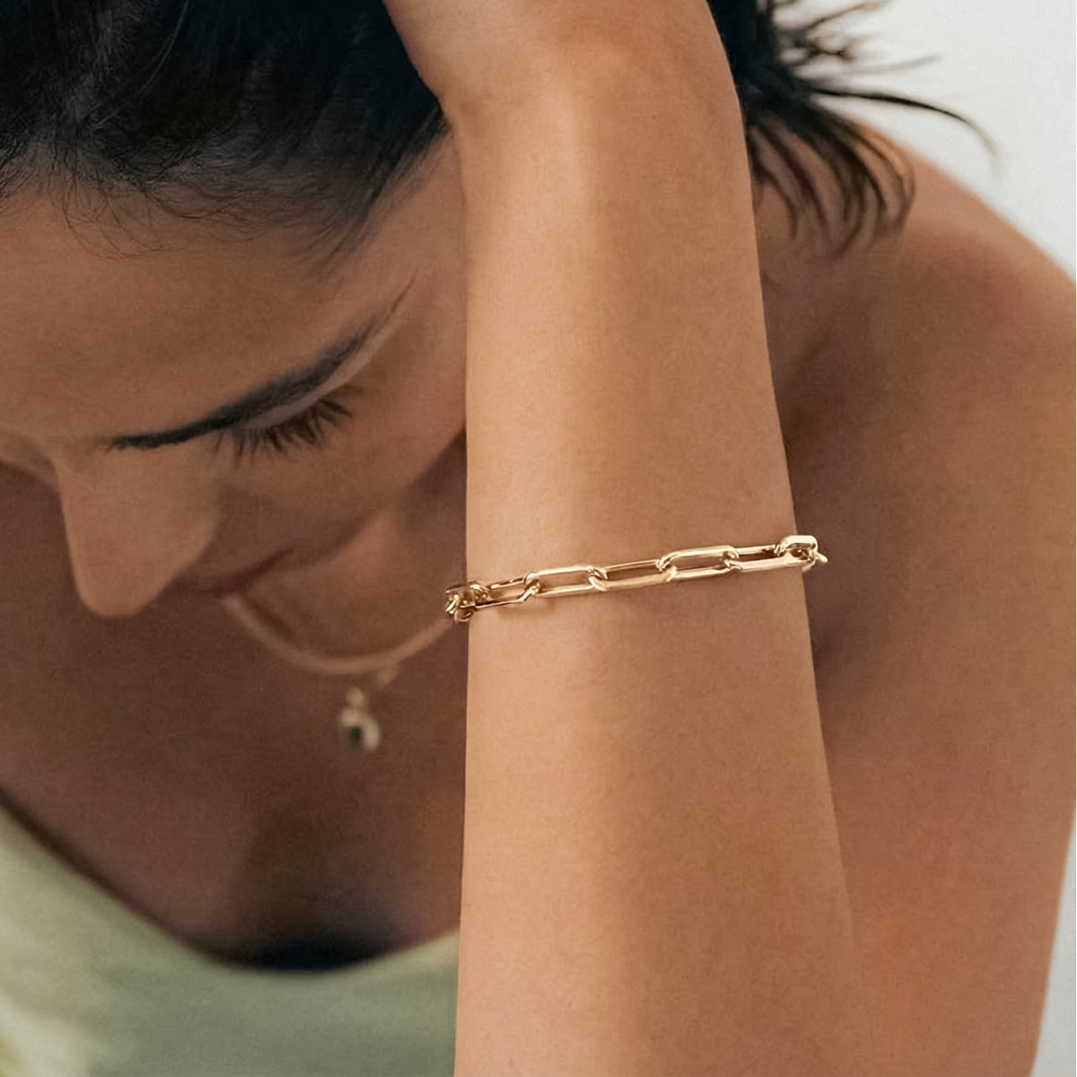 Rectangular Link Bracelet