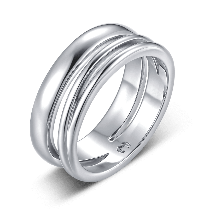 Raised Lines Ring