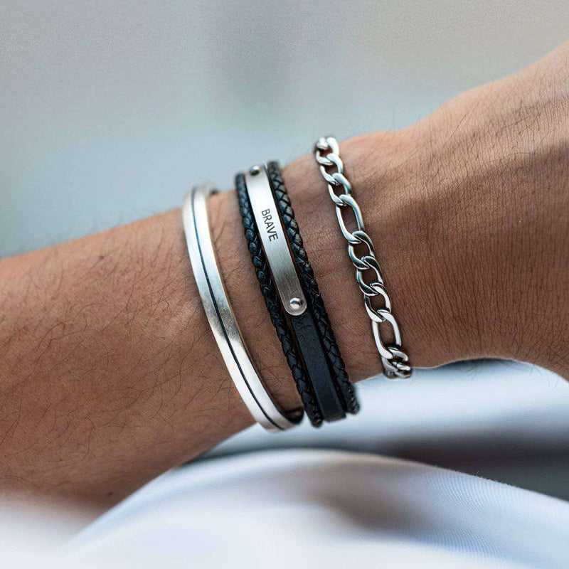 Rebel BRAVE Men's Bracelet  - Personalised