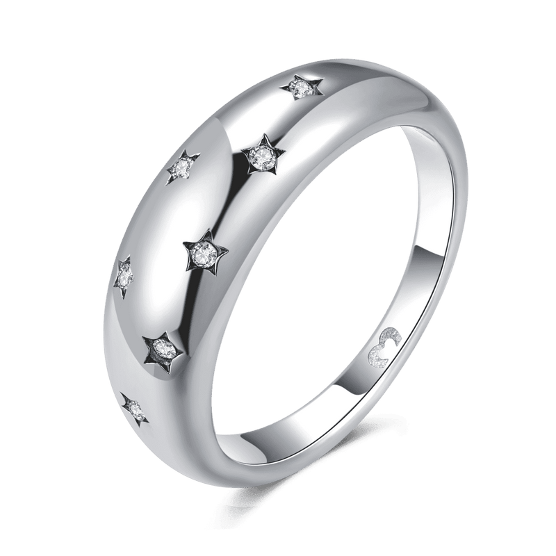 Reflective Stars Ring