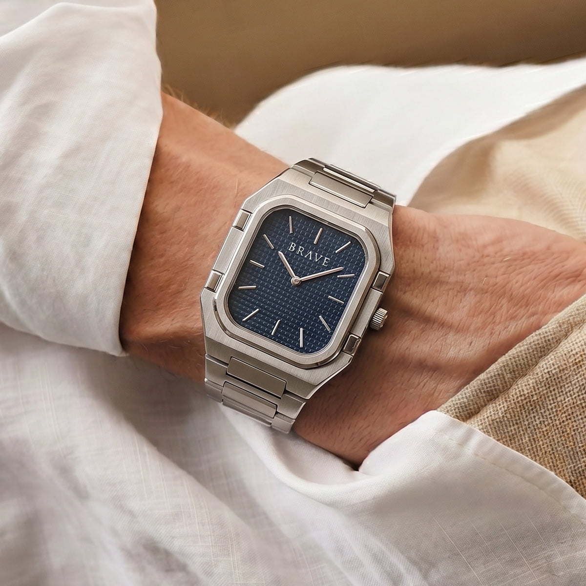 Brando ~ Silver-Navy Watch BRAVE
