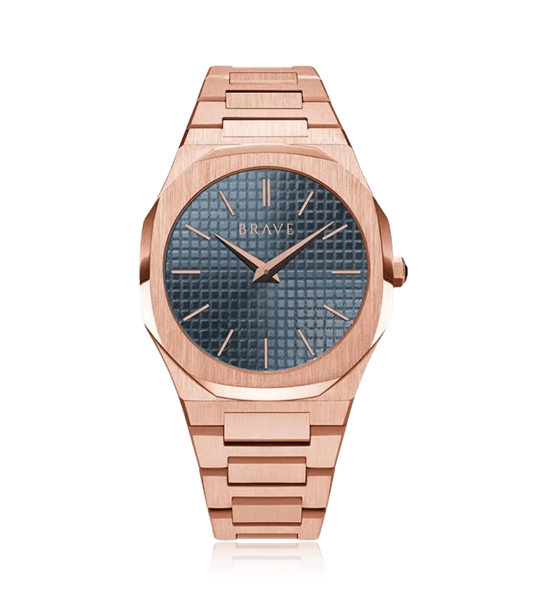Empire ~ Rose Gold-Blue Watch BRAVE