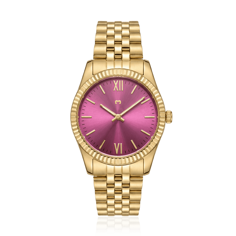 Century Watch ~ Gold-Garnet