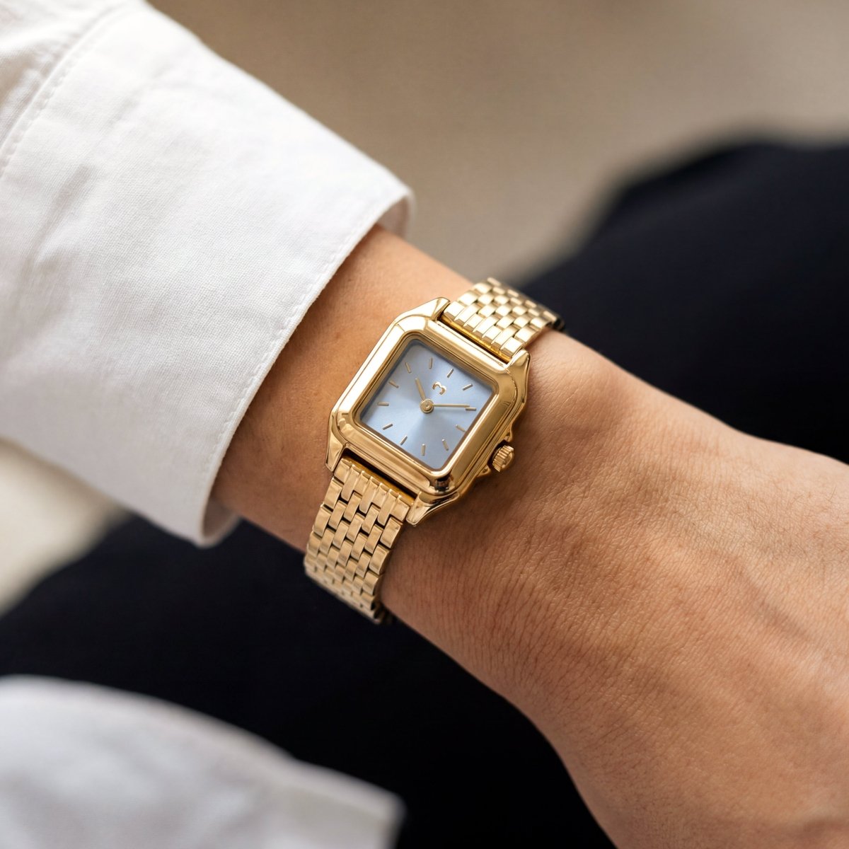 Hampton Watch ~ Gold-Blue
