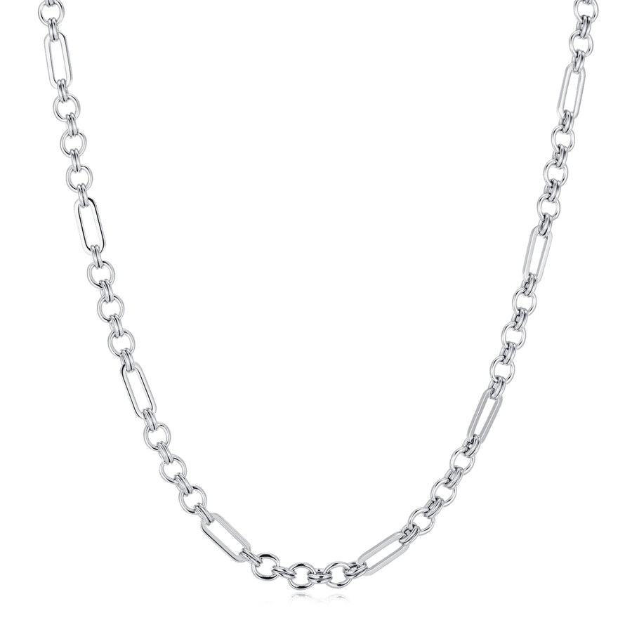 Ringed Link Necklace - SophiaJewels