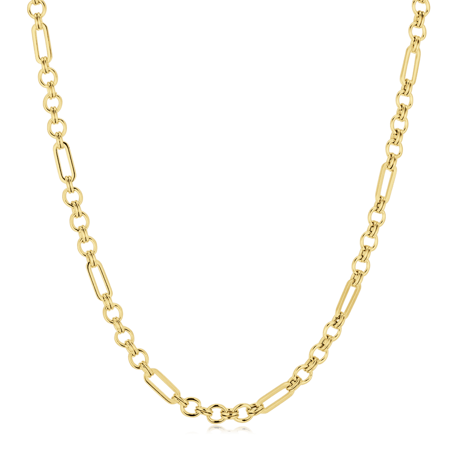 Ringed Link Necklace - SophiaJewels