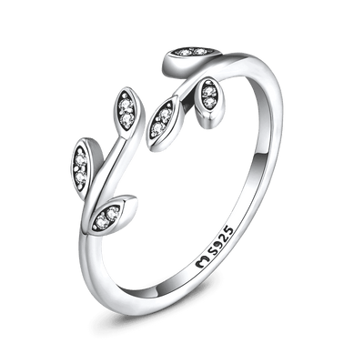 Shiny Leaves Ring