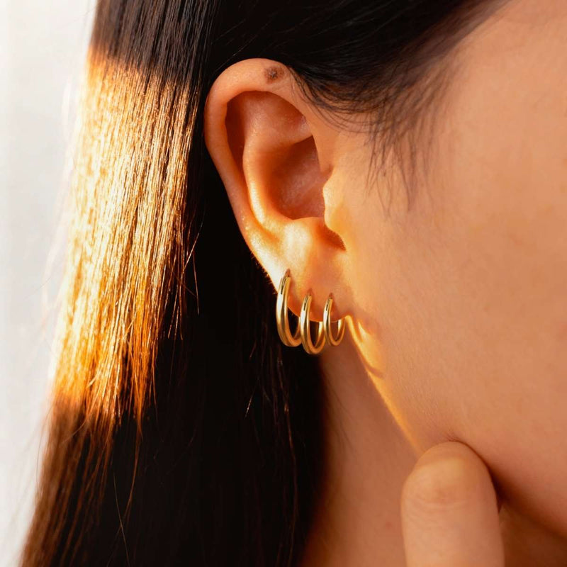 Silver Rounda Earrings