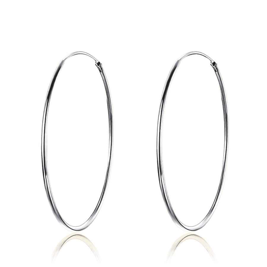 Slim Hoop Earrings - SophiaJewels