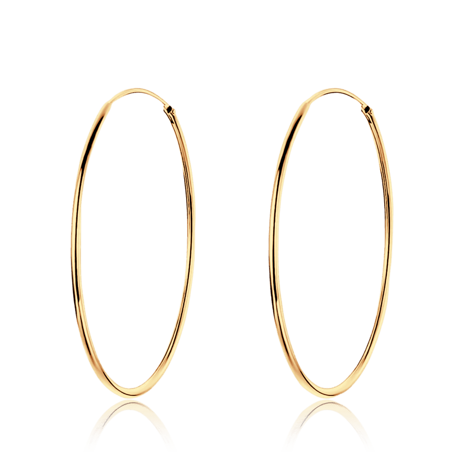 Slim Hoop Earrings - SophiaJewels