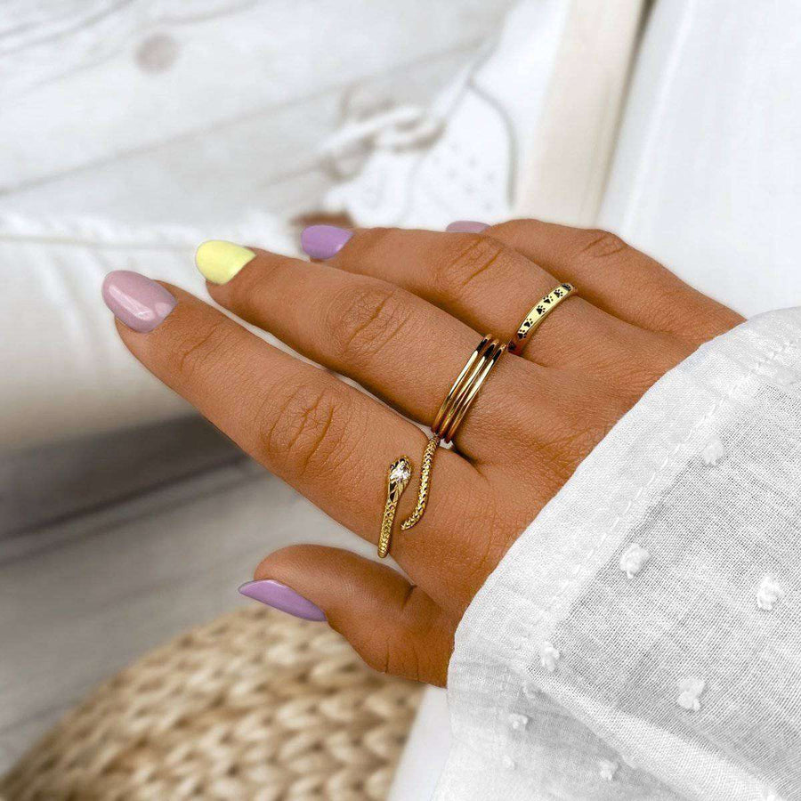 Snake Ring - SophiaJewels · worn