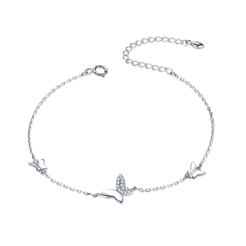 Three Butterfly Bracelet