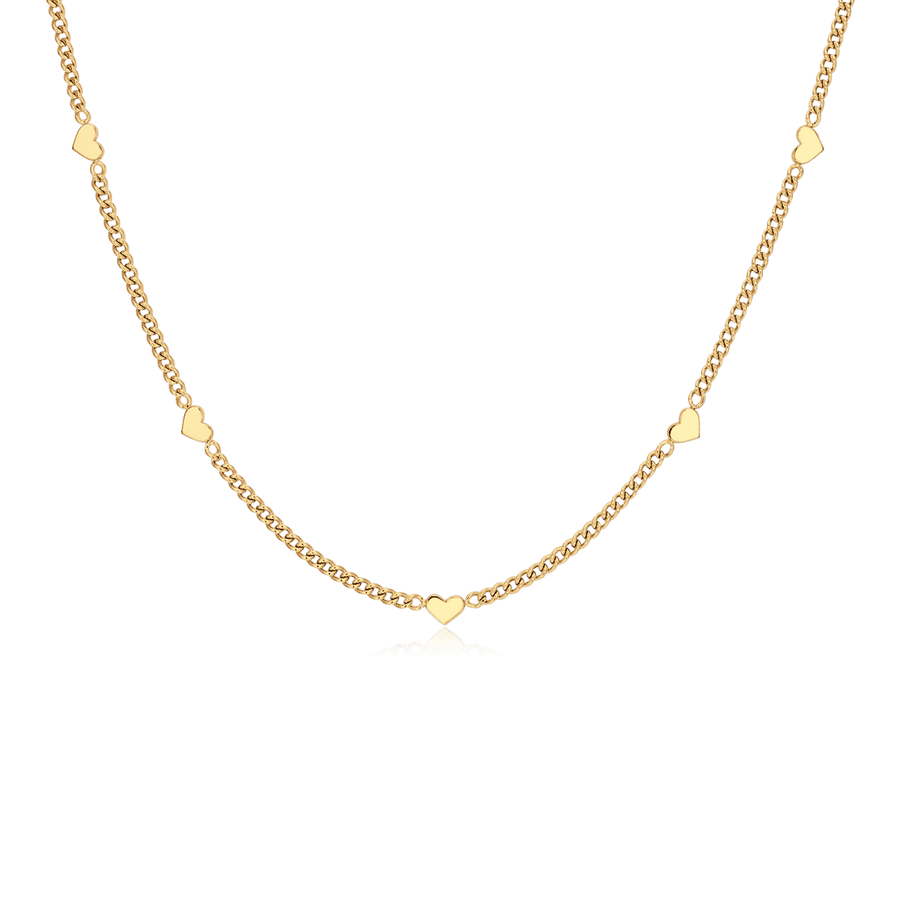 Tiny Little Hearts Necklace - SophiaJewels