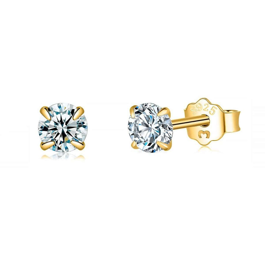 Tiny Zirconia Mini Earrings - SophiaJewels