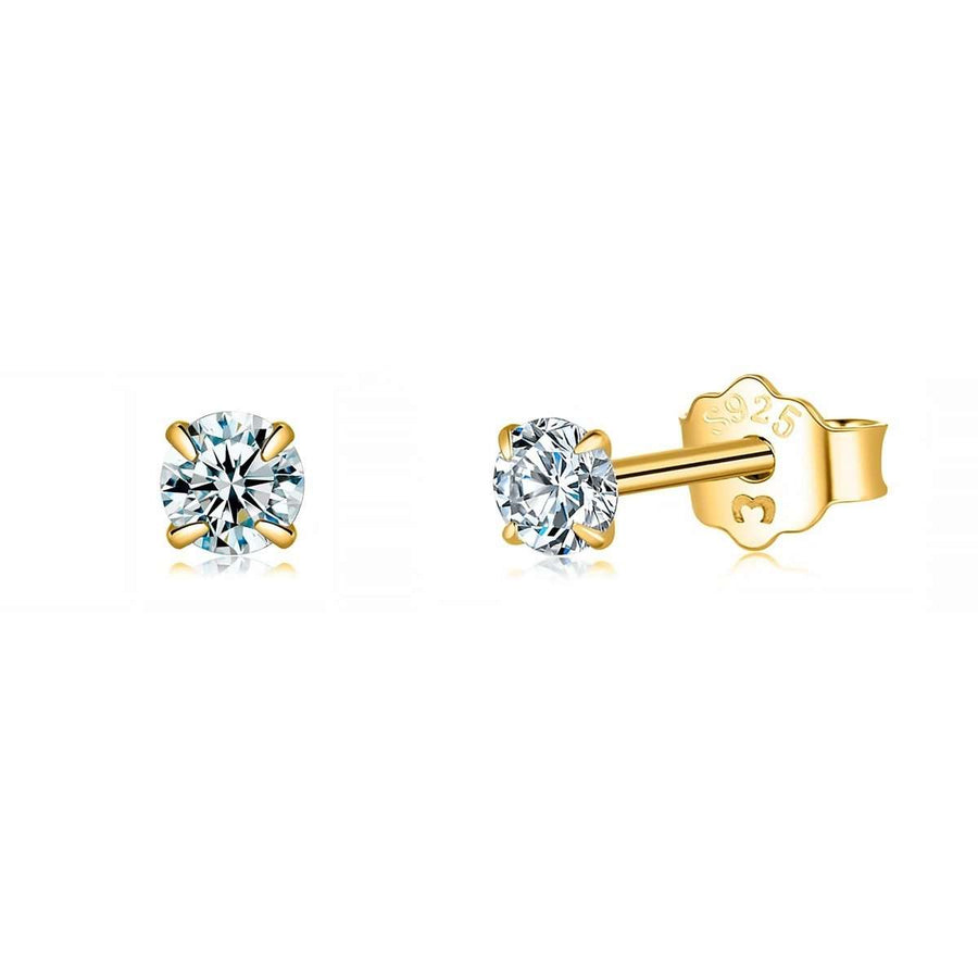 Tiny Zirconia Mini Earrings - SophiaJewels