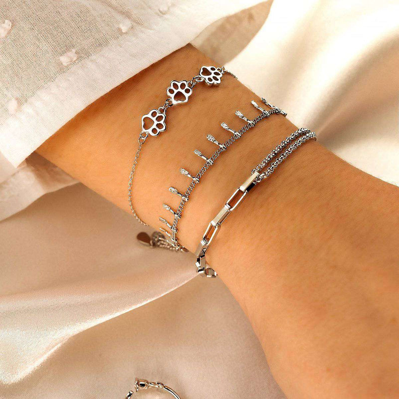 Trio Pet Prints Bracelet