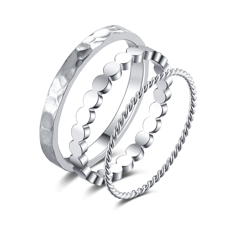 Triple Design Ring