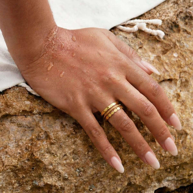 Triple Design Ring